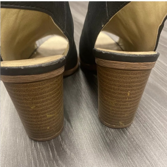 Josef Seibel Bonnie 09 Peep Toe Heels Women’s Leather Black Booties Boots Sz 41 - Picture 12 of 16